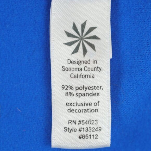 Athleta Plush Tech Women's XS Blue Fleece Lined Activewear Hoodie Pullover - Picture 8 of 9